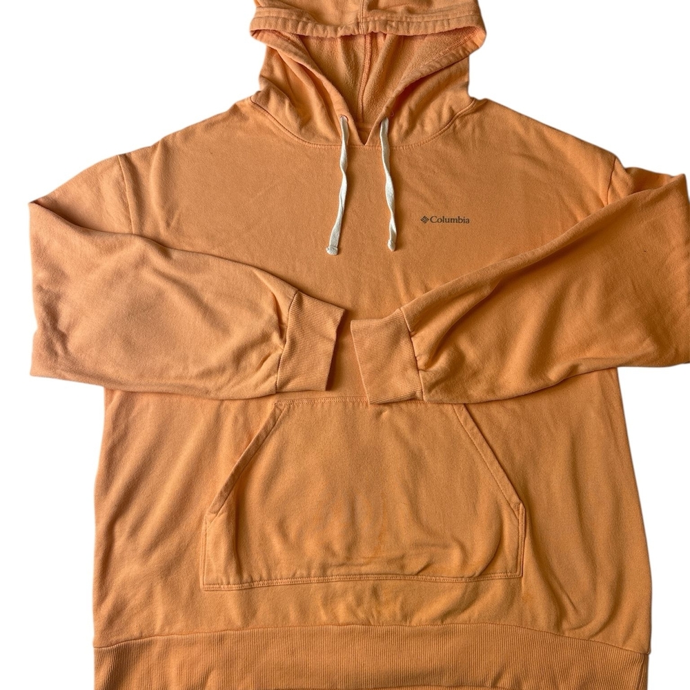 Columbia Sportswear Women's  Hoodie Graphic Print Orange Size L